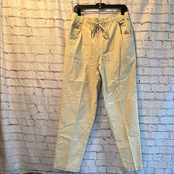 ⭐️ Blassport Classic Tan Chinos Pockets & Drawstring Waist unisex men size 30x30